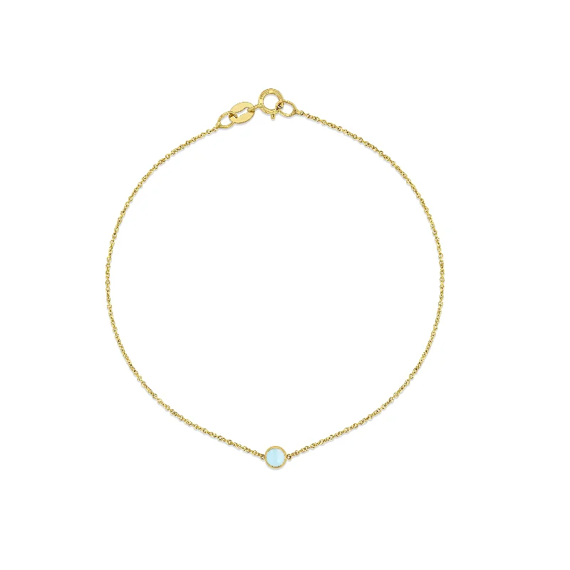 Baby Cab Bracelet - Blue Topaz