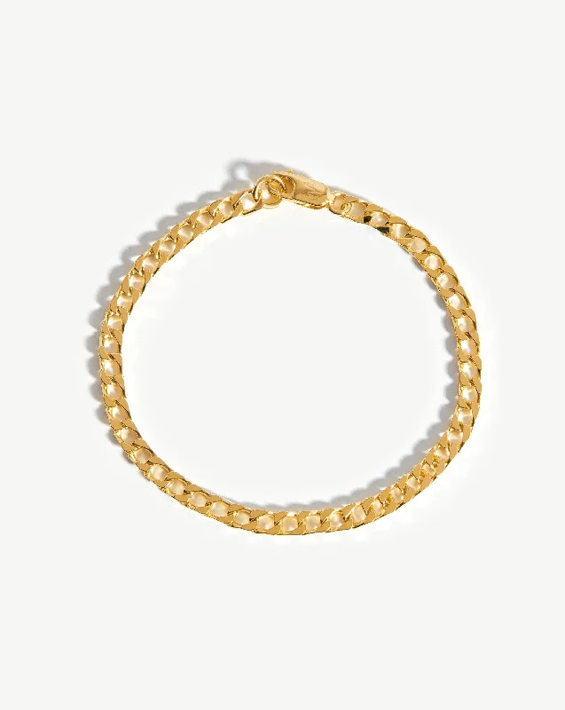 Lucy Williams Flat Curb Chain Bracelet