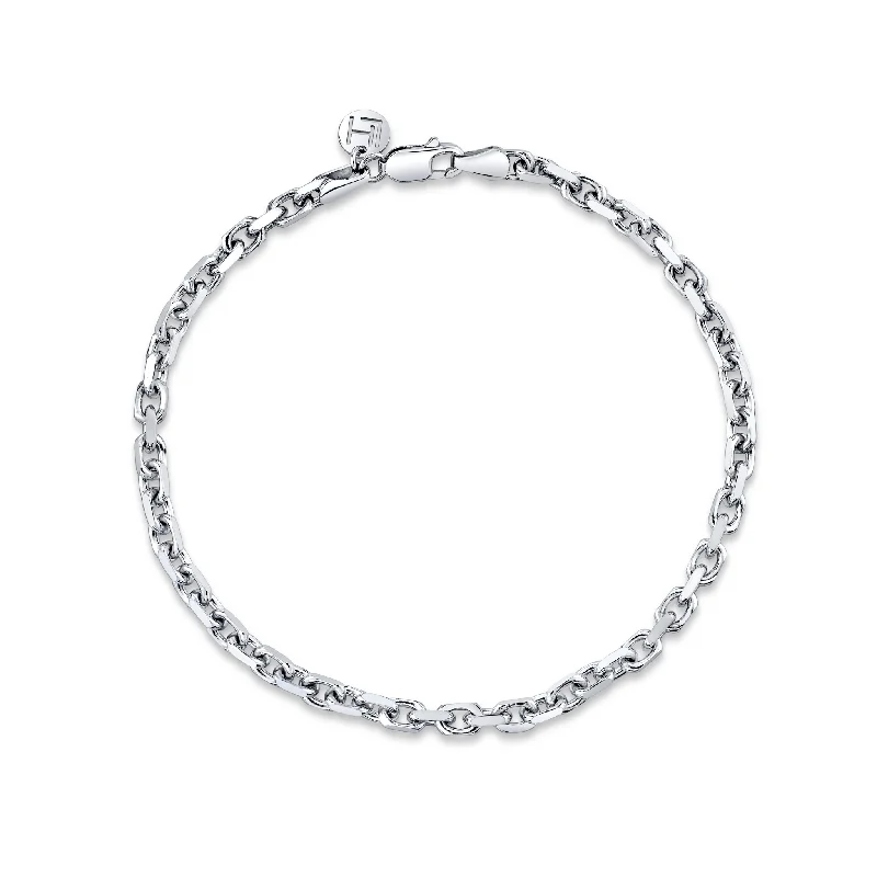 Men's Oval Light Link Chain Bracelet | Ready to Ship