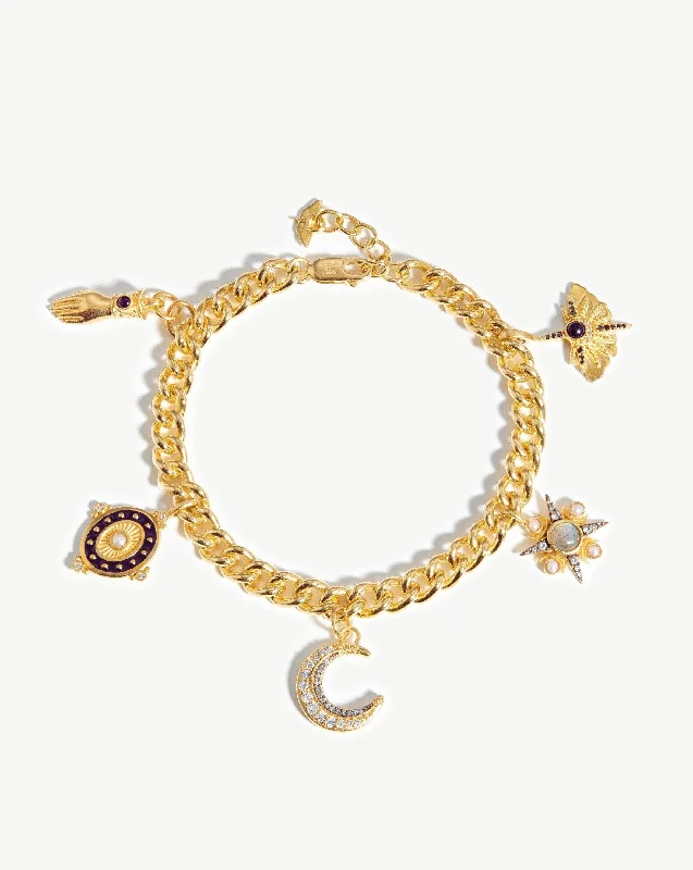 Harris Reed Pearl Symbols of Change Bracelet | 18k Gold Plated/Pearl