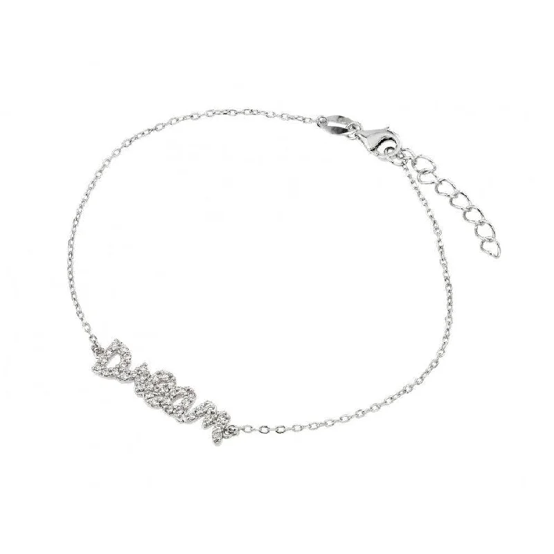 Silver 925 Rhodium Plated Dream Bracelet - BGB00230