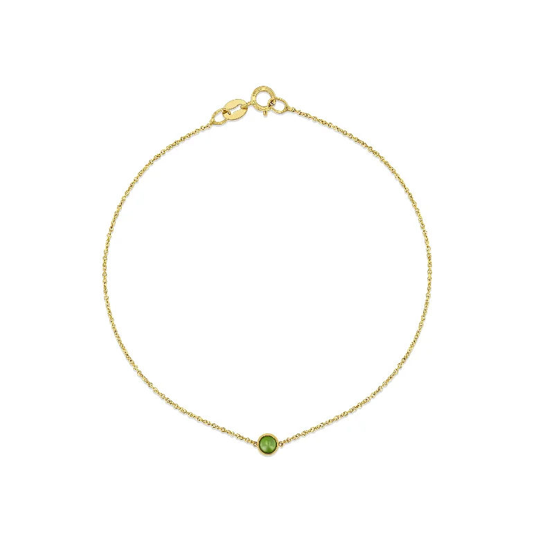 Baby Cab Bracelet - Peridot