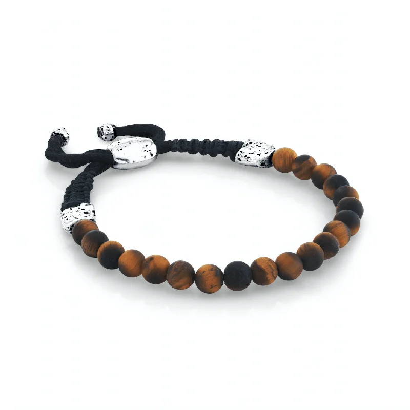 LH x JA Akasha Brown Tiger's Eye Mala Bead Bracelet | Ready to Ship