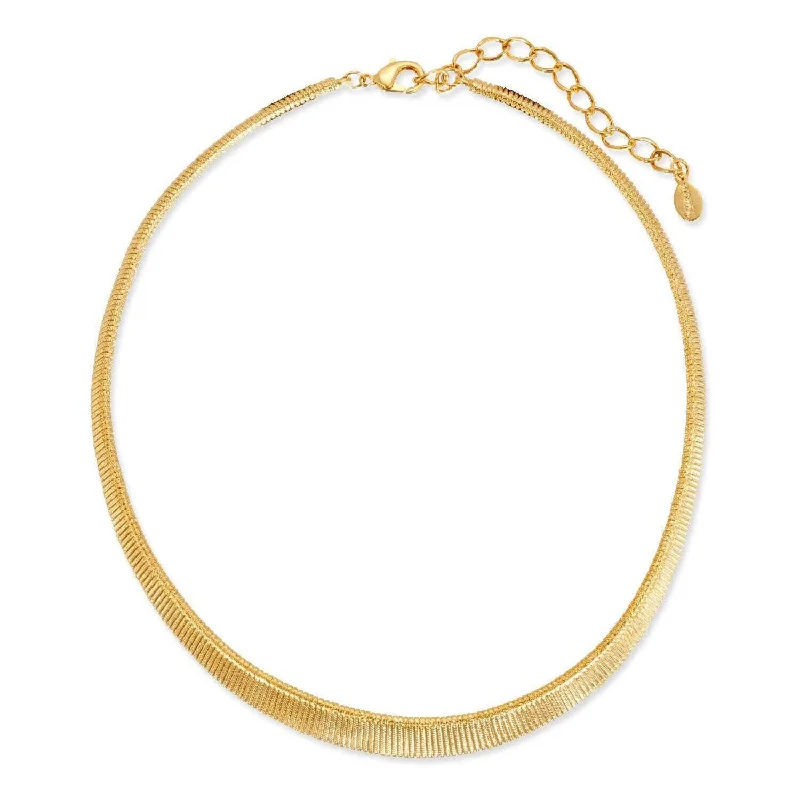 2028 Jewelry Classic Omega Collar Necklace 18" + 3" Extender